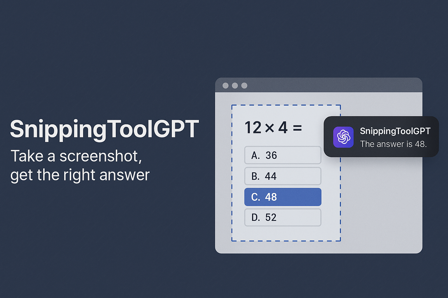 Take a screenshot, get the right answer